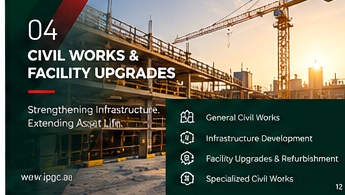 Illustrative civil works & facility upgrades infrastructure photograph