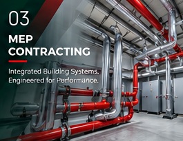 Illustrative mep contracting infrastructure photograph